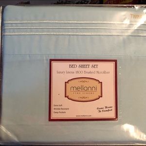 Mellanni Bed Sheets Brushed Microfiber 1800 Twin